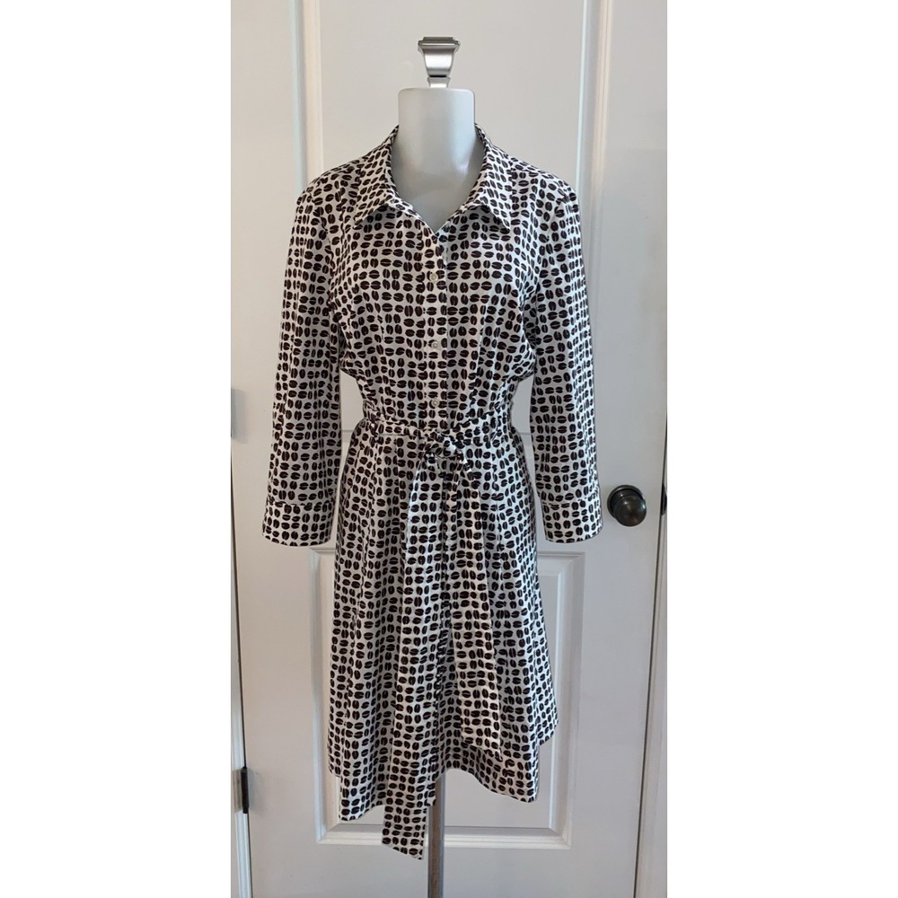 kate Spade ♠️ Printed Shirt Dress